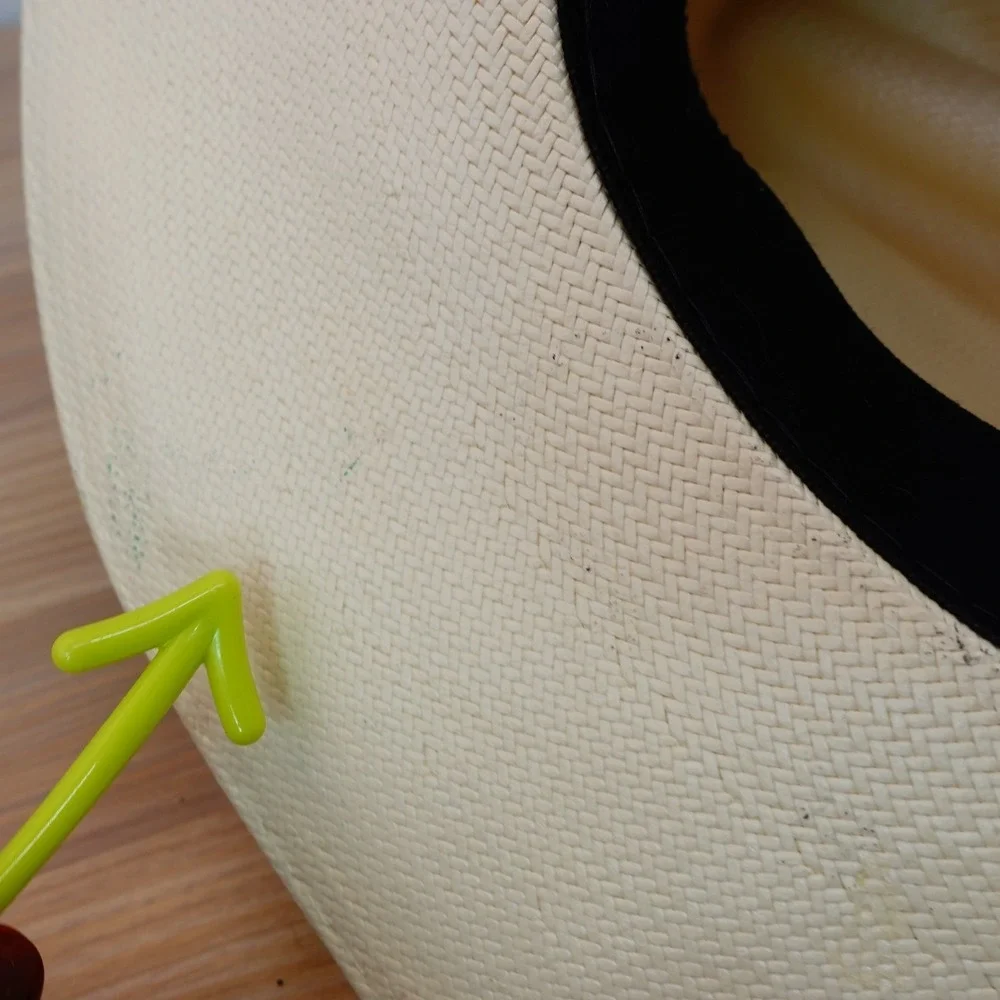 Resistol Cowboy Hat Boys Youth White Straw Western Rodeo Ranch USA Made OS 6 3/4
